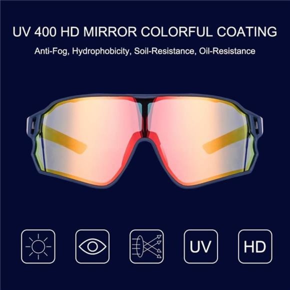 Polarized Sunglasses UV Protection for Women Men Cycling Sunglasses - Picture 4 of 5